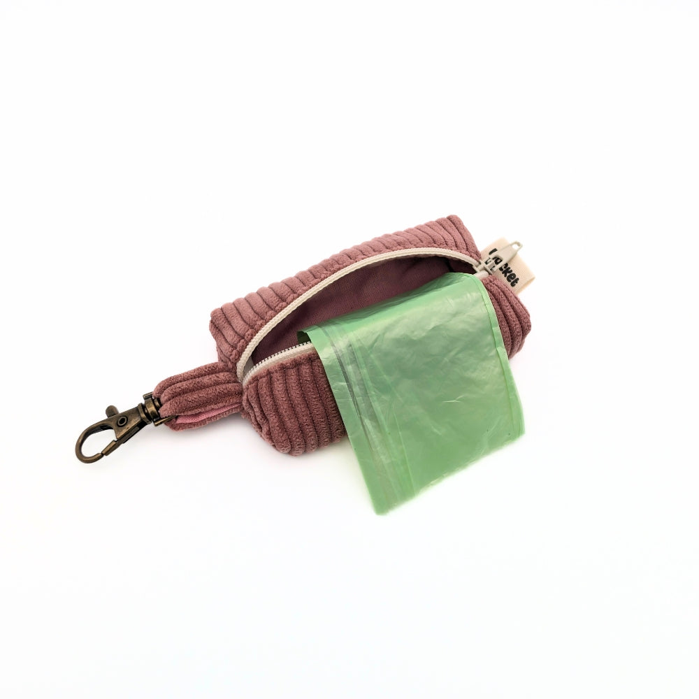 Pochette à friandises velours côtelé