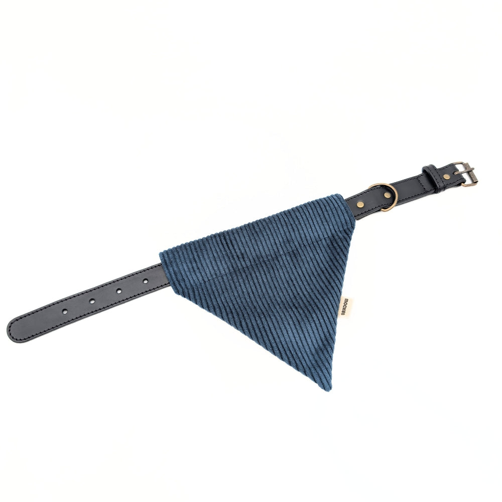Bandana en velours réversible pour collier à trous