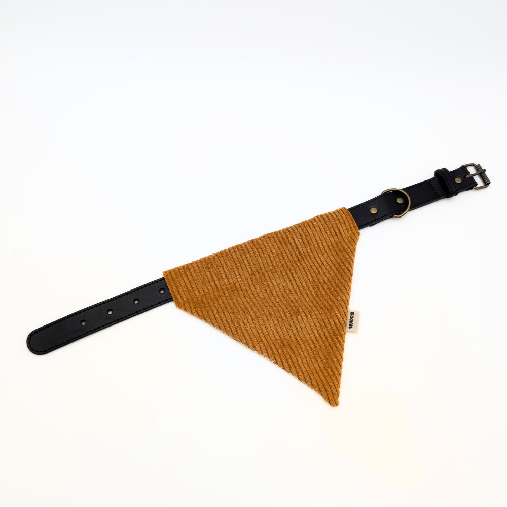 Bandana en velours réversible pour collier à trous