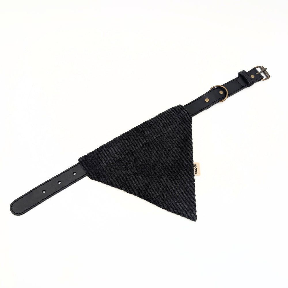 Bandana en velours réversible pour collier à trous
