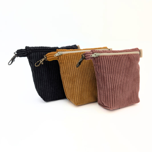 Pochette à friandises velours côtelé
