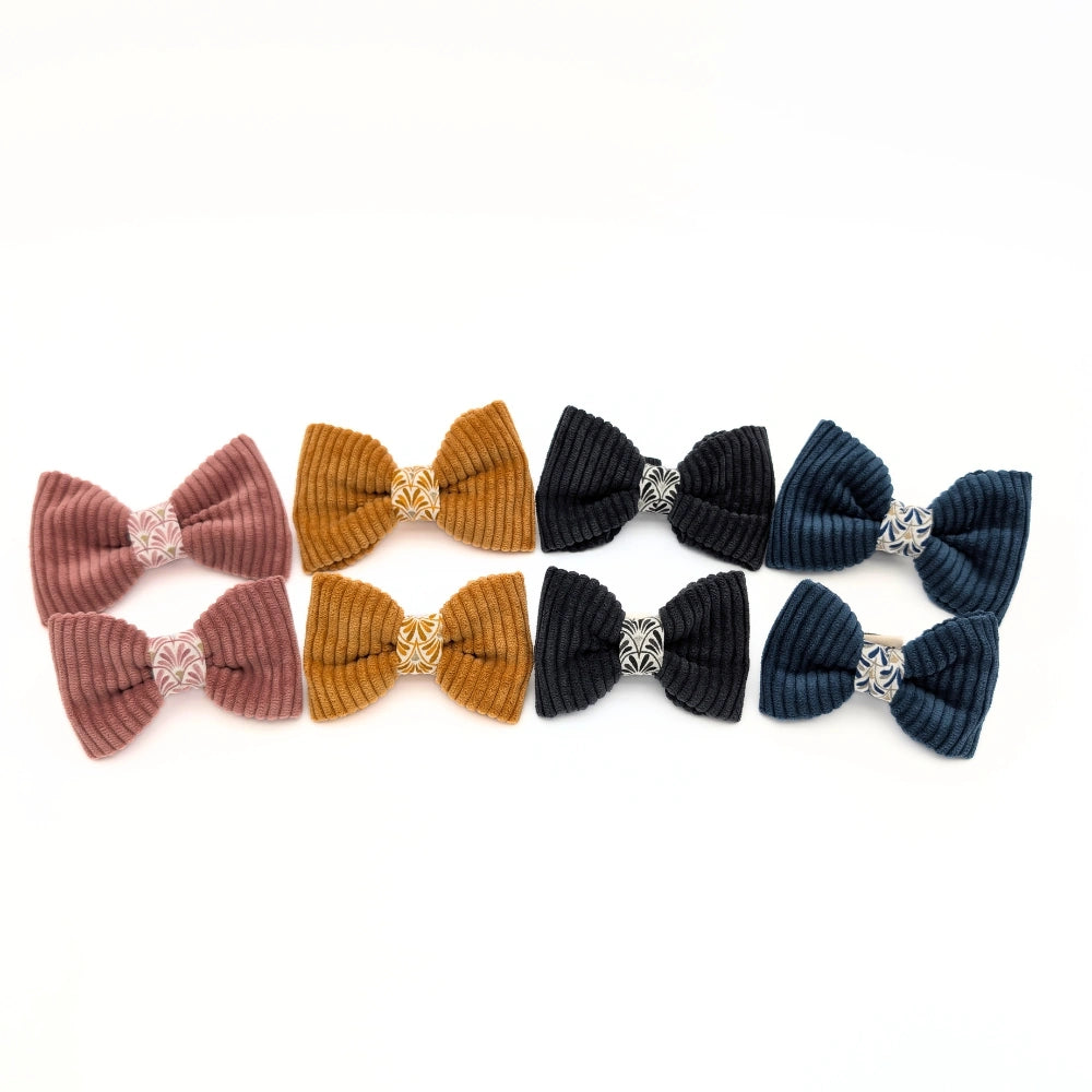 Nœud papillon en velours