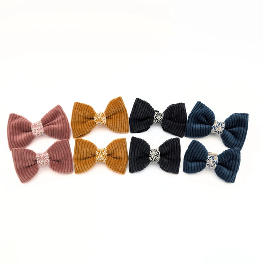 Nœud papillon en velours